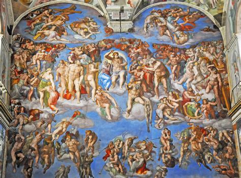 Mary Magdalene in Michelangelos Sistine Chapel Last Judgment。